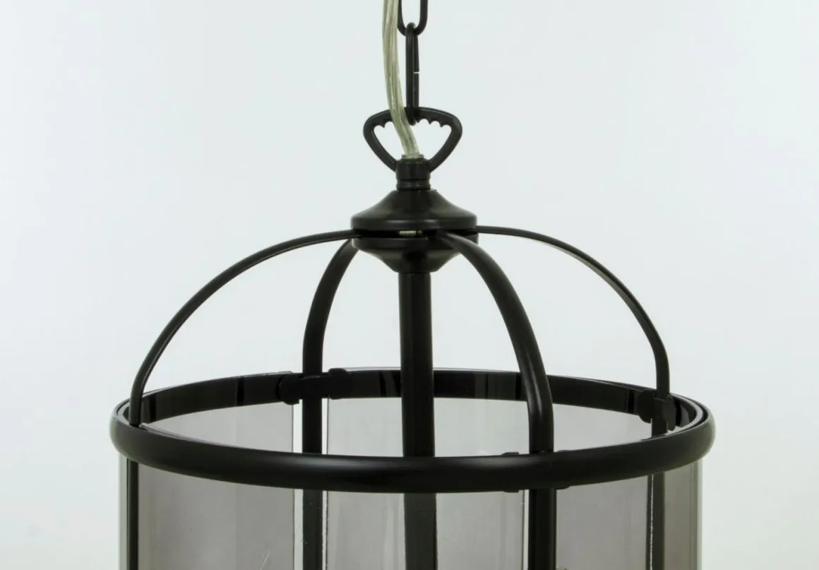 BUDGIE Taklampa Ø23 41cm Svart