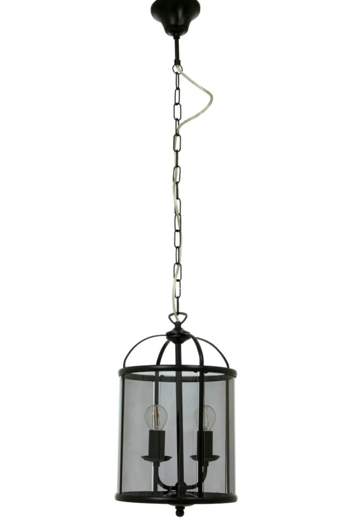 BUDGIE Taklampa Ø23 41cm Svart