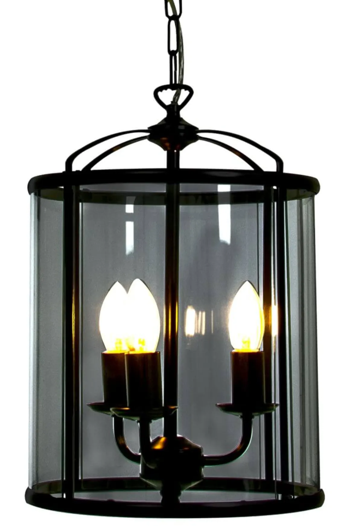 BUDGIE Taklampa Ø28 41cm Svart/Rökgrå