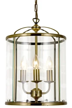 BUDGIE Takpendel 3L 28cm Antik/Klar