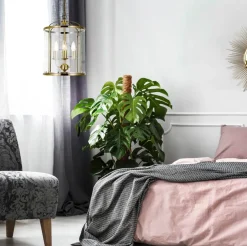 BUDGIE Takpendel 3L 28cm Antik/Klar