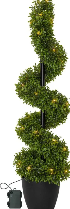 BUXBOM Dekorationsträd Batteri 90cm Grön IP44