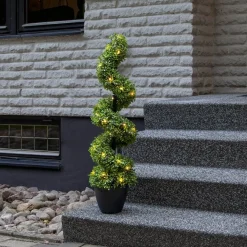 BUXBOM Dekorationsträd Batteri 90cm Grön IP44