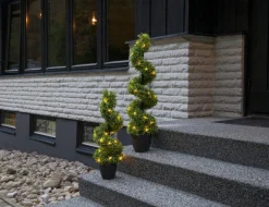 BUXBOM Dekorationsträd Batteri 65cm Grön IP44