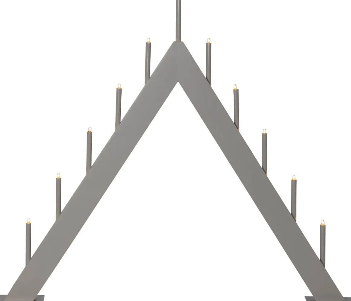 BUZZ Ljusstake 11L 50cm Elefantgrå