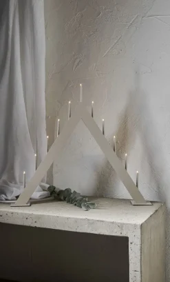 BUZZ Ljusstake 11L 50cm Elefantgrå