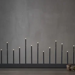 BUZZ Ljusstake 14L 77cm Grå