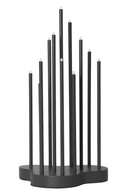 BUZZ Ljusstake 12L 43cm Grå