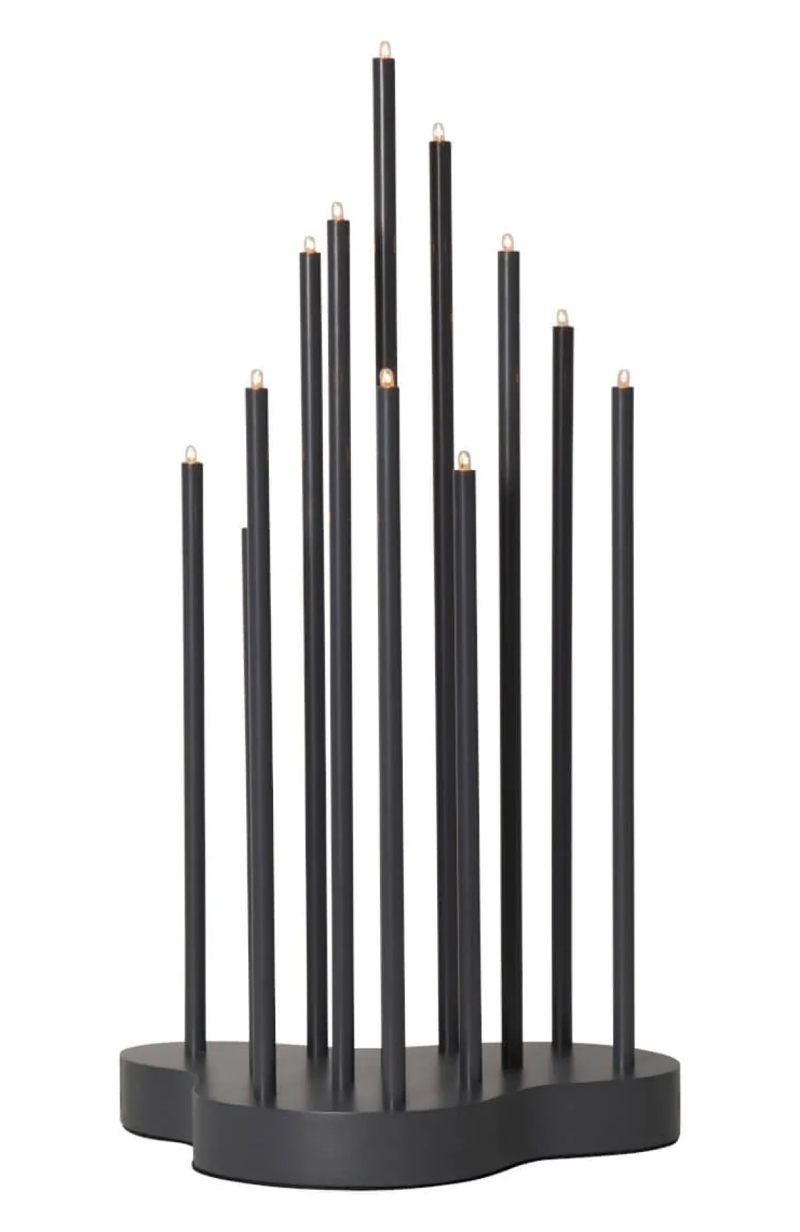 BUZZ Ljusstake 12L 43cm Grå