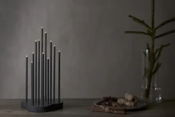 BUZZ Ljusstake 12L 43cm Grå