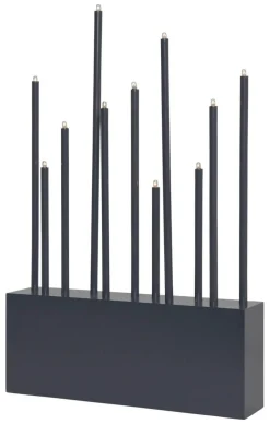 BUZZ Ljusstake 11L 43cm Grafit