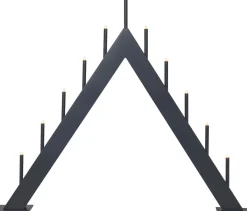 BUZZ Ljusstake 11L 50cm Grafit