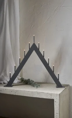 BUZZ Ljusstake 11L 50cm Grafit