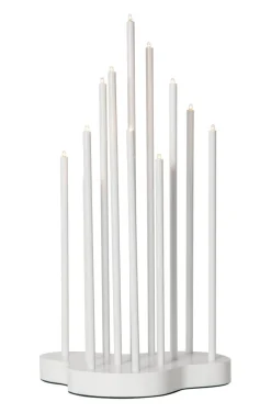 BUZZ Ljusstake 12L 43cm Vit