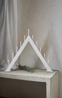 BUZZ Ljusstake 11L 50cm Vit