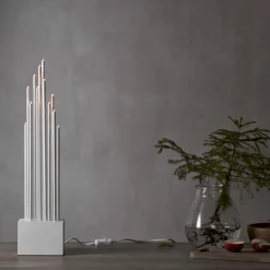 BUZZ Ljusstake 12L 65,5cm Vit