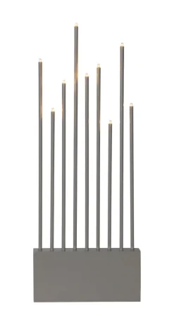 BUZZ Träljusstake 9L 60cm Elefantgrå