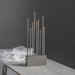 BUZZ Träljusstake 9L 60cm Elefantgrå