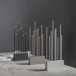 BUZZ Träljusstake 9L 60cm Elefantgrå