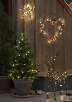 BYSKE LED Julgran 90cm 50LED Grön IP44