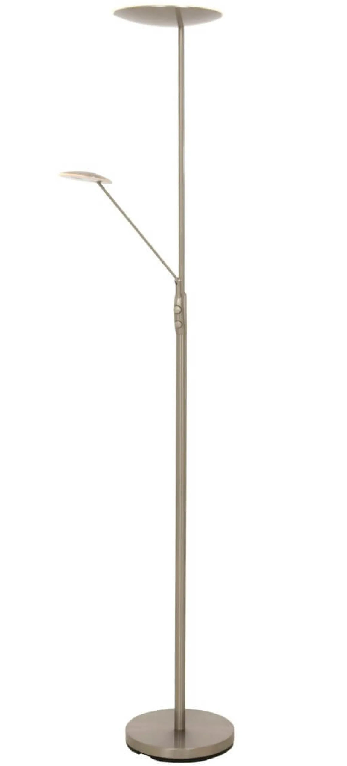 CADIZ Golvlampa LED-Uplight Dimbar 186cm Stål