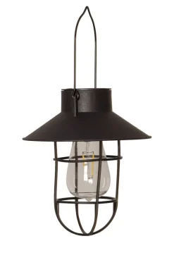 CAGE Solcellsdekoration 21cm Svart