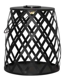 CALABRIA Solcellslykta 28cm Svart