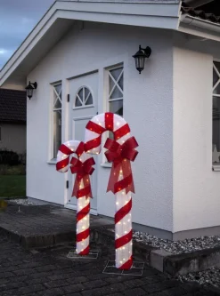 CANDYCANE Utomhusdekoration 1,2m 50LED Vit