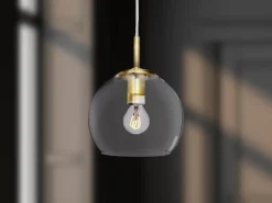 CAPELLA Fönsterlampa 18,5cm Borstad Mässing/Glas