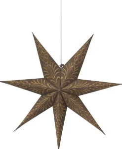 CELESTE Julstjärna 60cm Brun/Guld