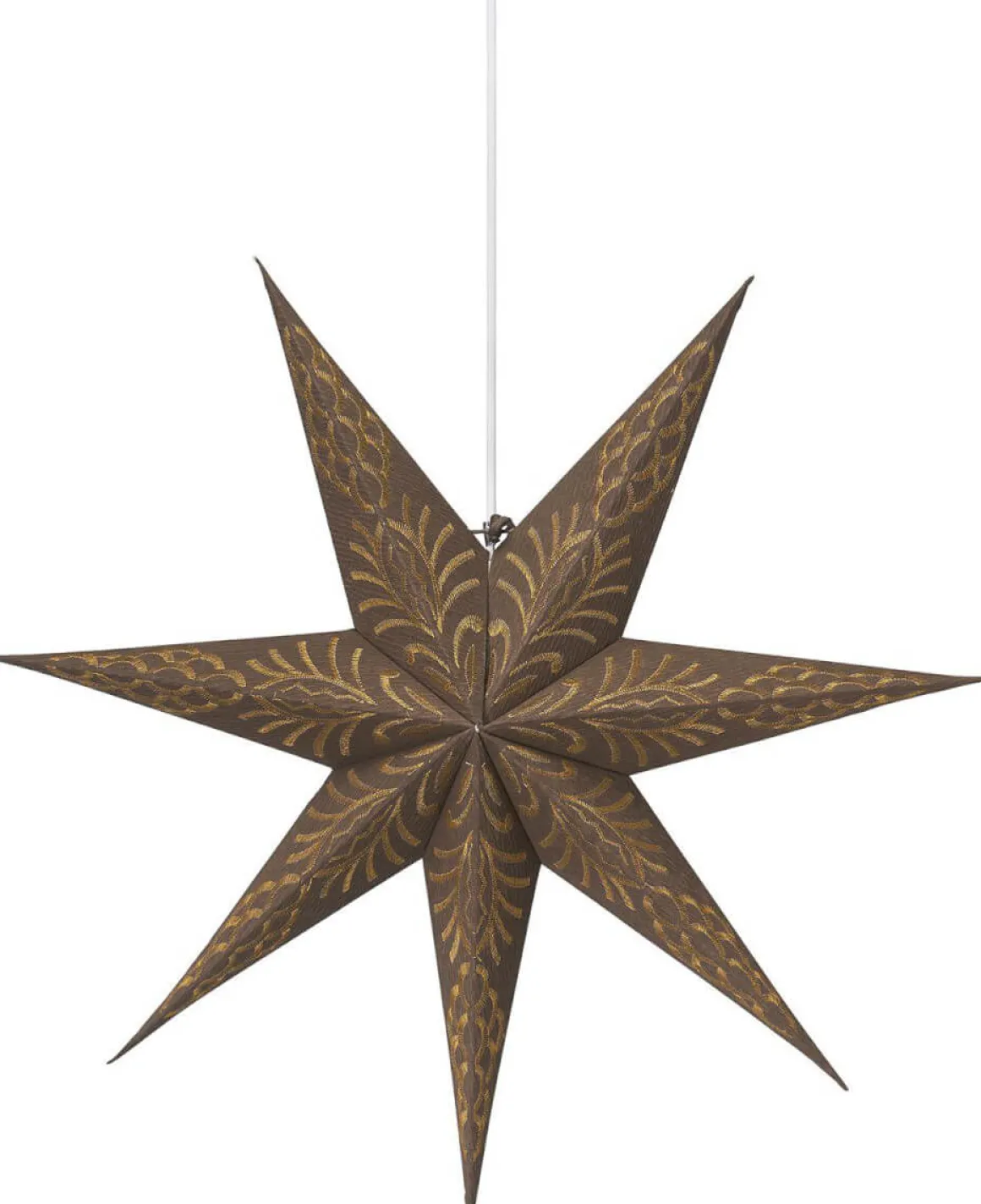 CELESTE Julstjärna 60cm Brun/Guld