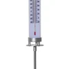 CELSIUS Solcells-Termometer 57,5cm Silver IP44