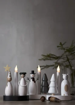 CHRISTMAS JOY Ljusstake Lucia 21cm Vit