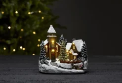 CHURCHVILLE Panorama Stugby 19cm Flerfärgad