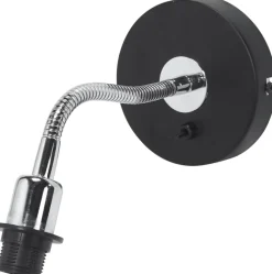 CIA Vägglampa 12cm Svart