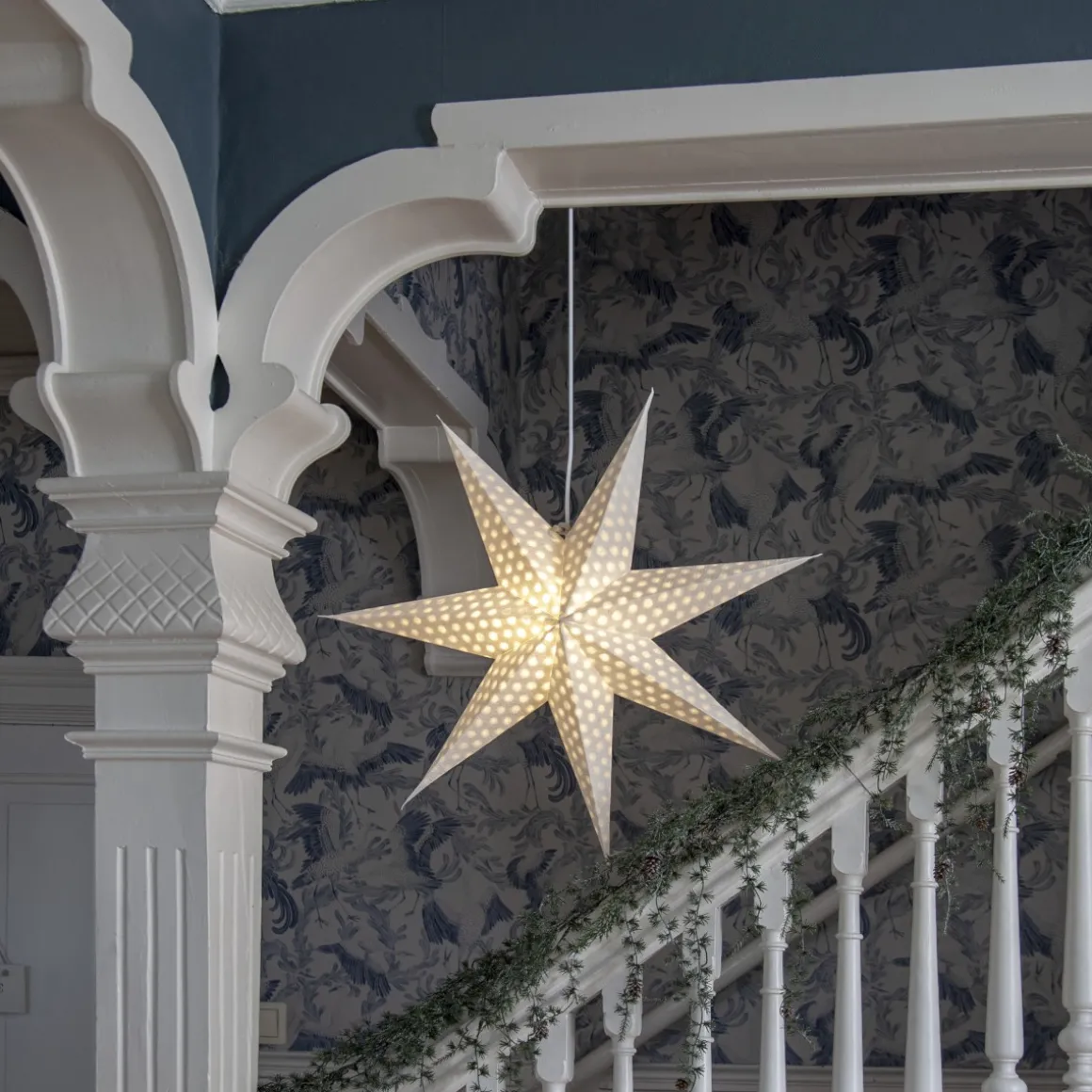 CLOUD Pappersstjärna 60 cm Vit