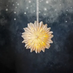 CLOUD Stjärna 2Lag 45cm Vit