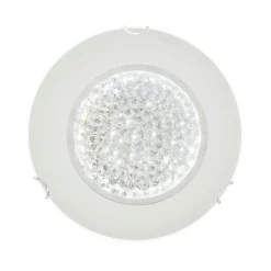 CLUSTER LED-Plafond Rund 30cm Frostad/Kristall