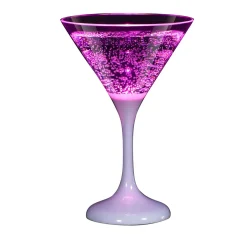 COCKTAILGLAS med LED 16cm Rosa