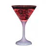 COCKTAILGLAS med LED 16cm Röd