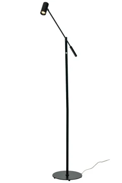 CONCORD Golvlampa Dimbar 130cm Svart