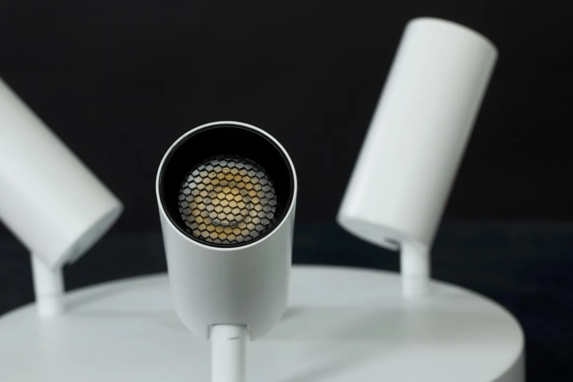 CONCORD Takspot Rund 3L Dimbar 34cm Vit