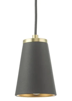 CONE Fönsterlampa 9cm Svart/Guld