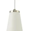 CONE Fönsterlampa 9cm Vit/Borstad Stål