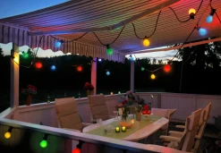 CONNECTA B22 Ljusslinga Extra 7,35m IP44 Svart