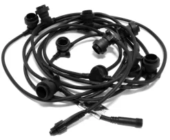 CONNECTA E27 Ljusslinga Extra 7,35m IP44 Svart