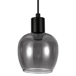 CONNY Fönsterlampa 12cm Svart/Rökfärgad