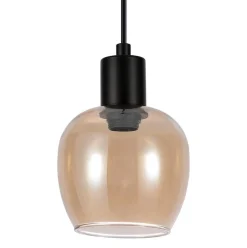 CONNY Fönsterlampa 12cm Svart/Amber