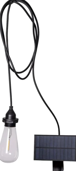 CORD SET Solcells sladdställ E27 200cm Svart IP44