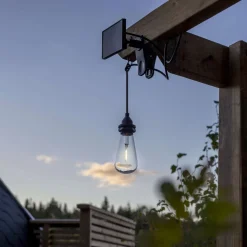 CORD SET Solcells sladdställ E27 200cm Svart IP44